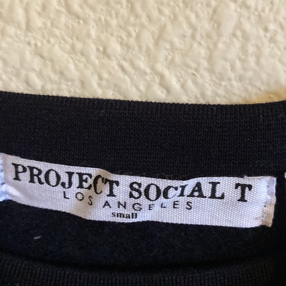 NWT Project Social T coffee types sweatshirt size small - Picture 3 of 7